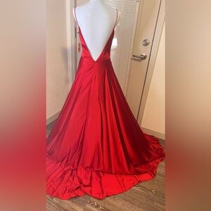 Red Bridesmaids Dress